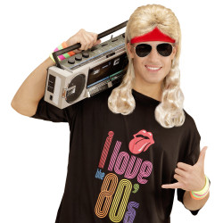 Příčesek s čelenkou pánský blond dlouhý